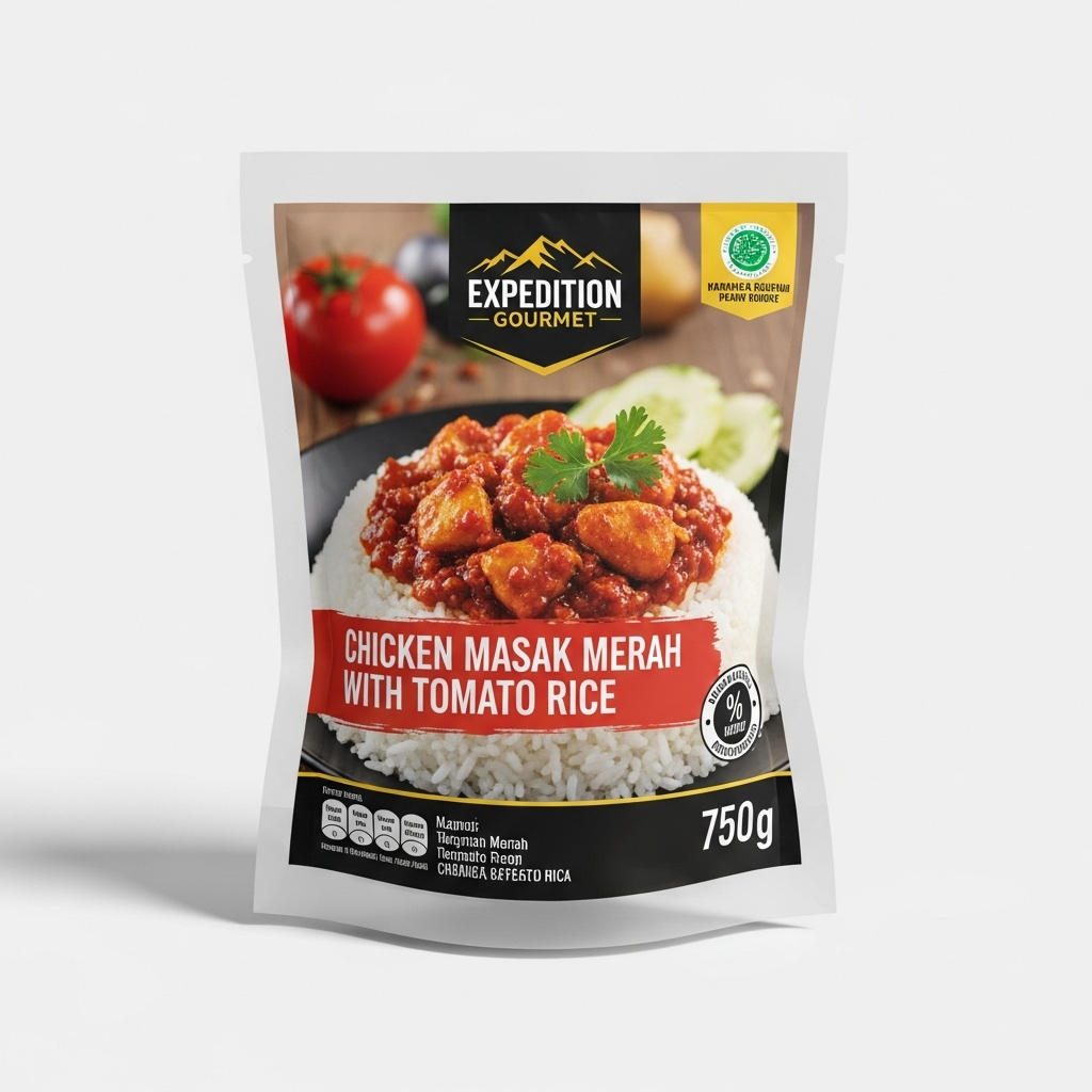 Chicken Masak Merah with Tomato Rice