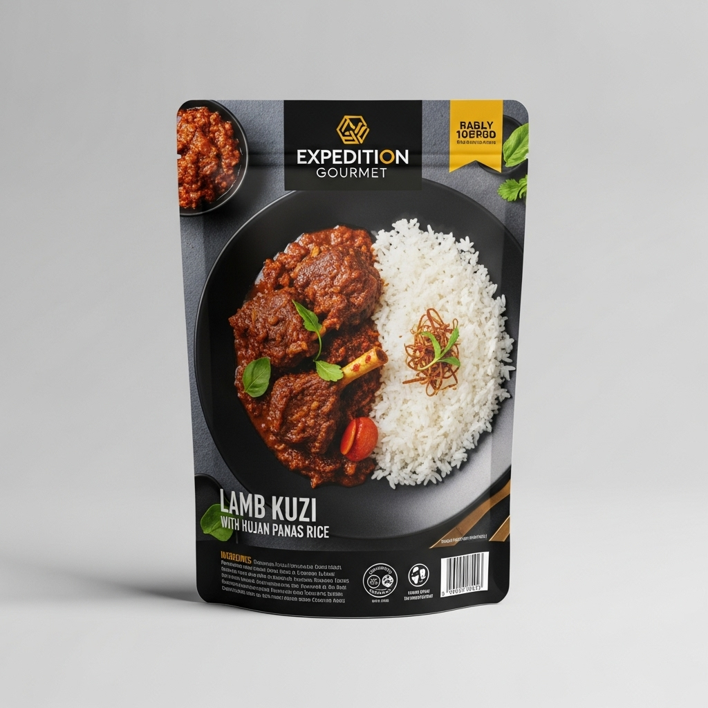 Lamb Kuzi with Hujan Panas Rice (Without Food Warmer)